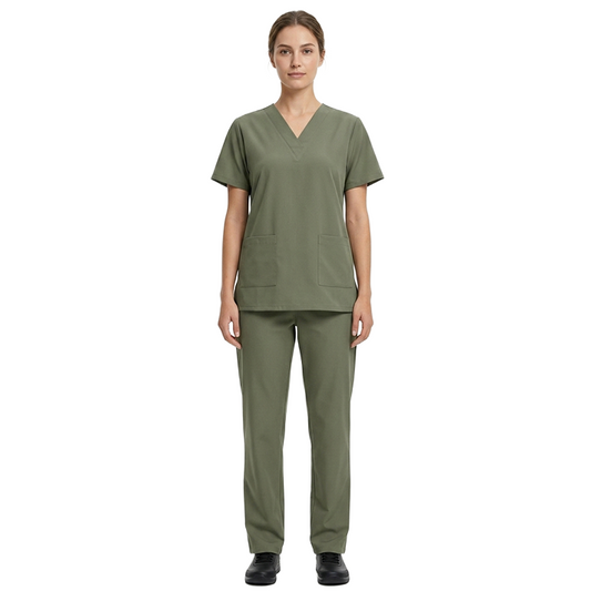 Maid's Uniform - Olive Green