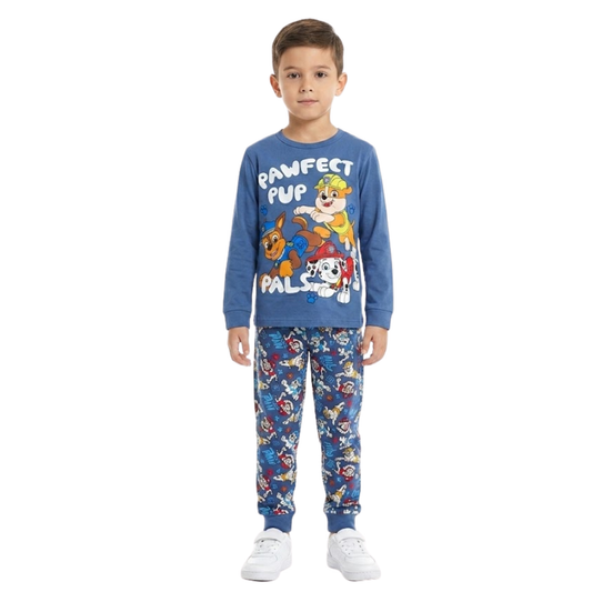 Boys Paw Patrol Pajama Set | Blue Long Sleeve Sleepwear