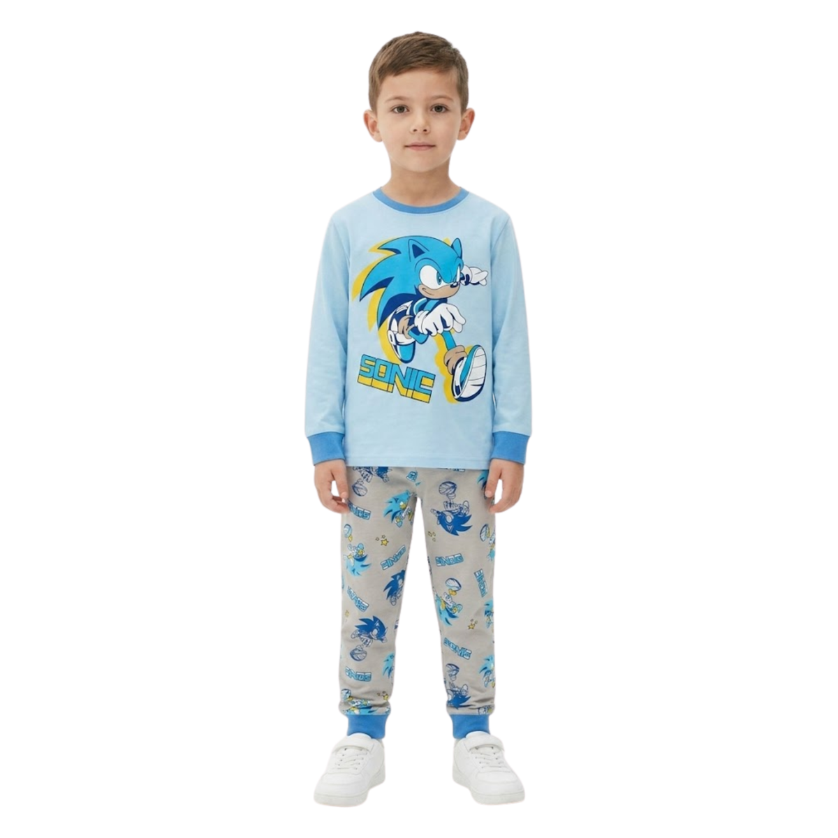 Boys Sonic the Hedgehog Pajama Set | Blue Cotton Sleepwear