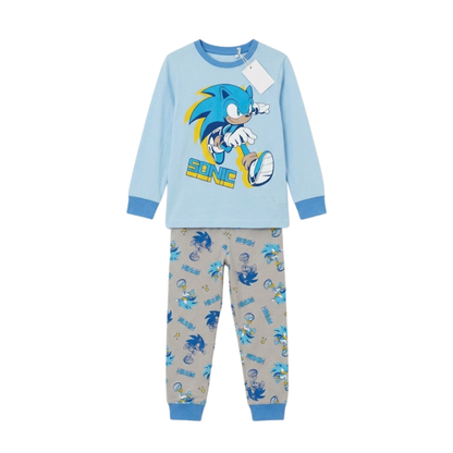 Boys Sonic the Hedgehog Pajama Set | Blue Cotton Sleepwear