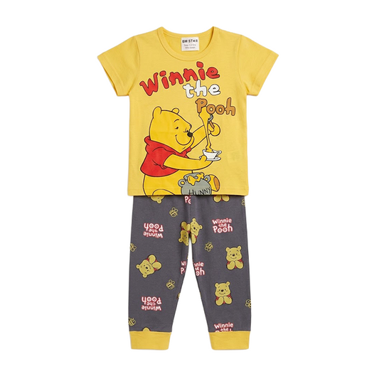 Girls Winnie Half Sleeves Pyjama Set