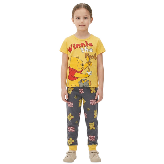 Girls Winnie Half Sleeves Pyjama Set