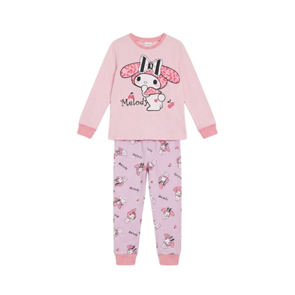 Girls My Melody Pajama Set | Pink Sanrio Sleepwear